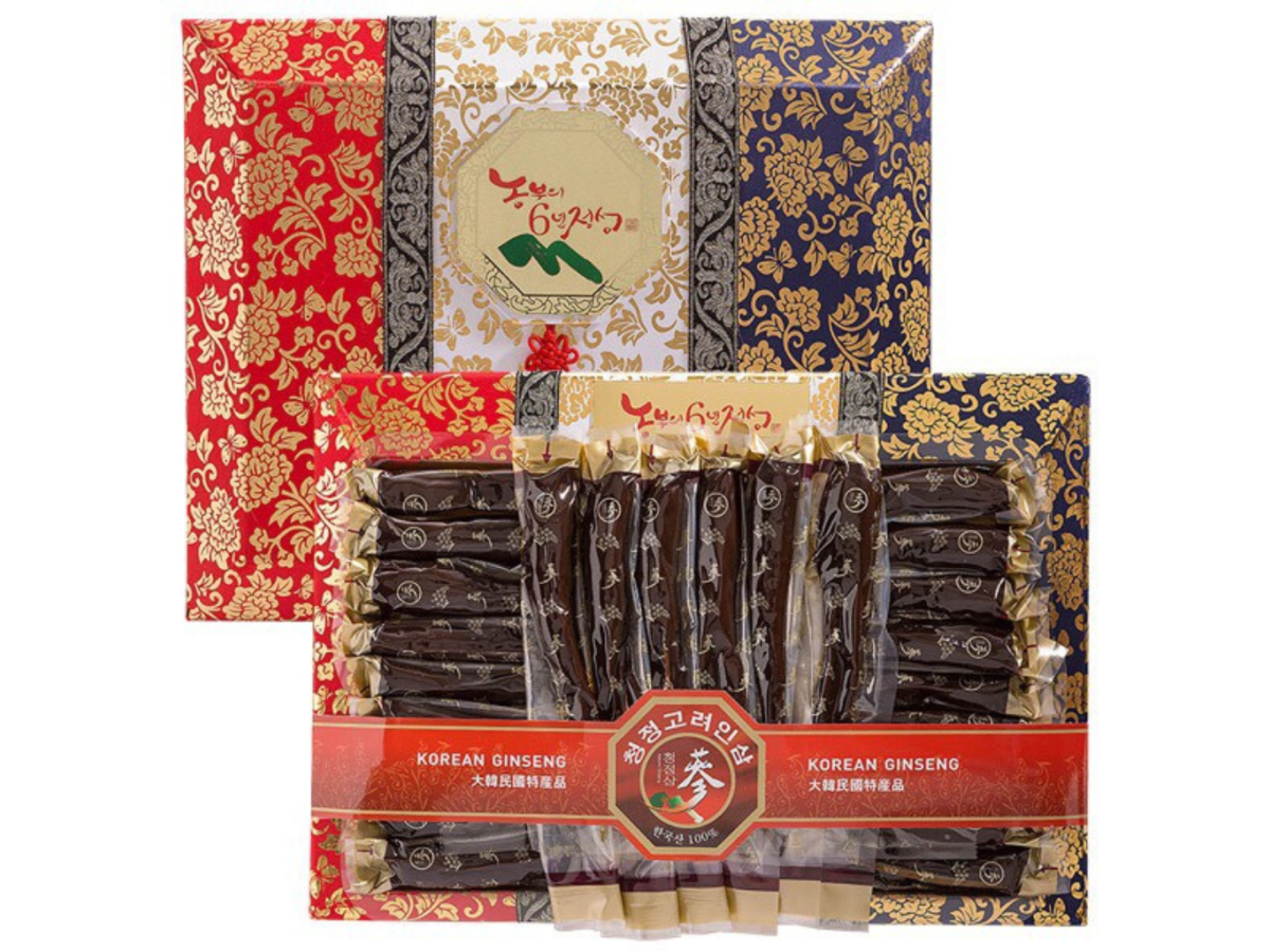 Hồng sâm nguyên củ tẩm mật ong (Natural Ginseng) 800g
