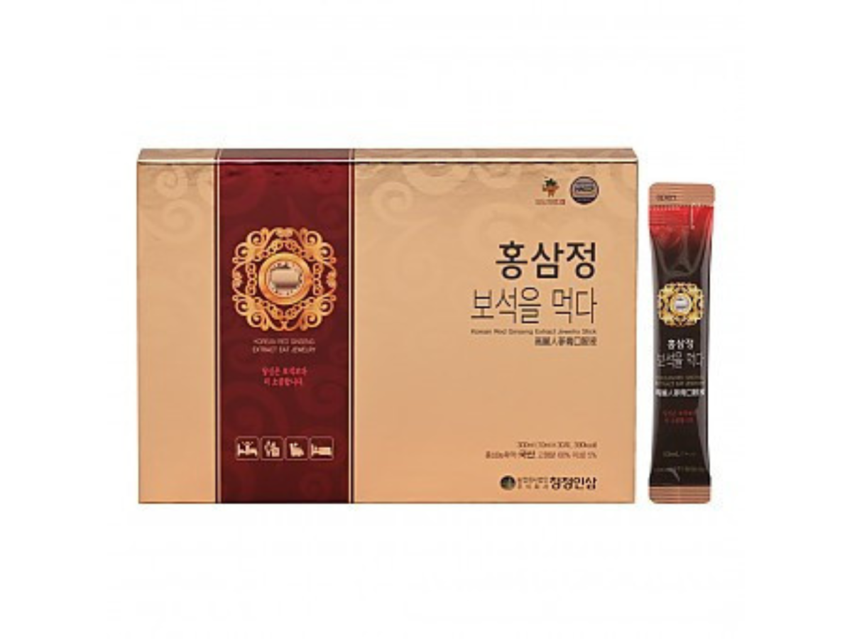 Tinh Chất Hồng Sâm Trái Cây Pha Sẵn (Korean Red Ginseng Jewewly Stick) 30 gói